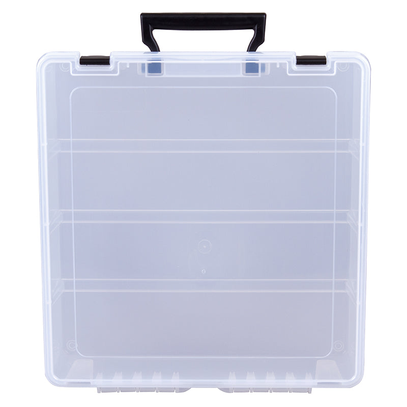 6991TE (T9001) Deep Super Satchel Compartment Case - Open core, on end view