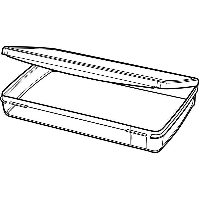 6752CD (DB601) Diamondback Series - One-Compartment Box - Open View