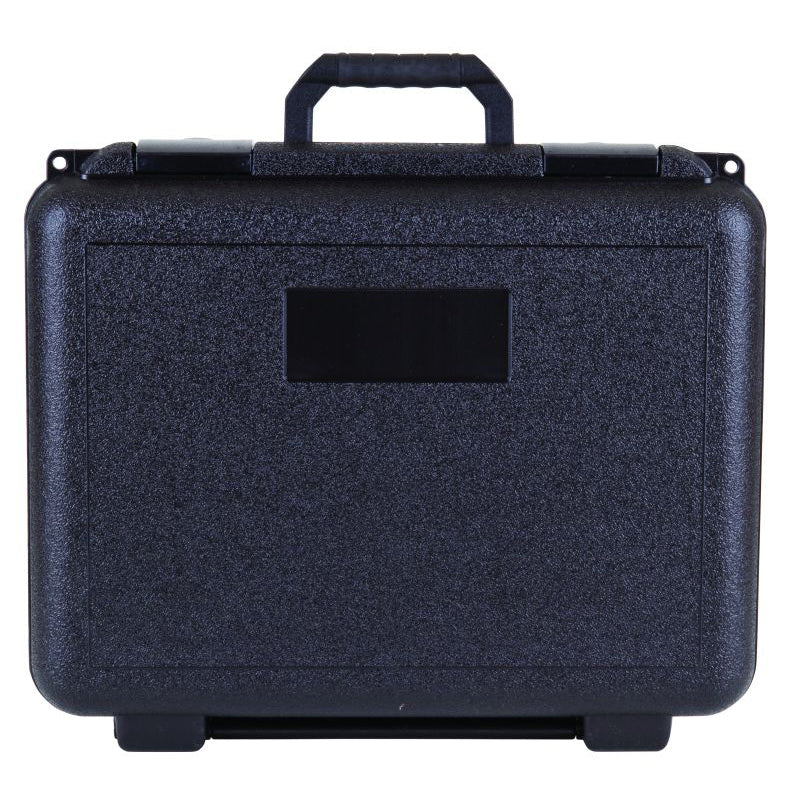 50410F Infinity 17 (FW 4.5) Integral Hinge Case with Foam Interior – Closed Front View Showing Label Area and Lock Tabs