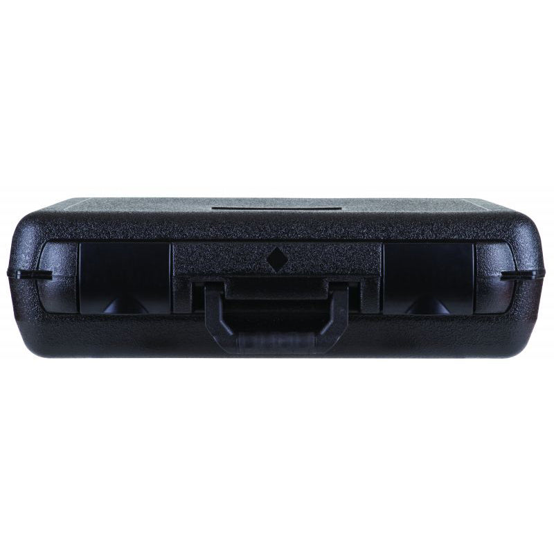 50470F Infinity 20 (FX 5.5) Integral Hinge Case with Foam Interior – Front View Showing Handle and Latch Area