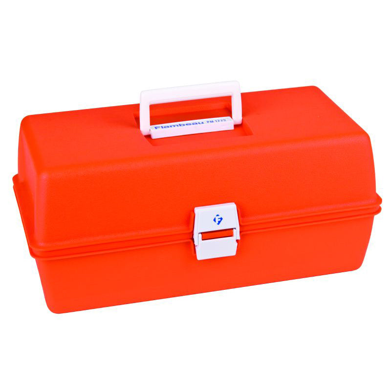 6770PM (PM1772) First Aid Box with 2 Cantilever Trays Closed Angled View