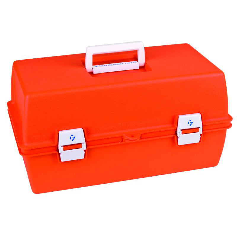 6772PM (PM1872) First Aid Box with 2 Cantilever Trays Closed Angled View
