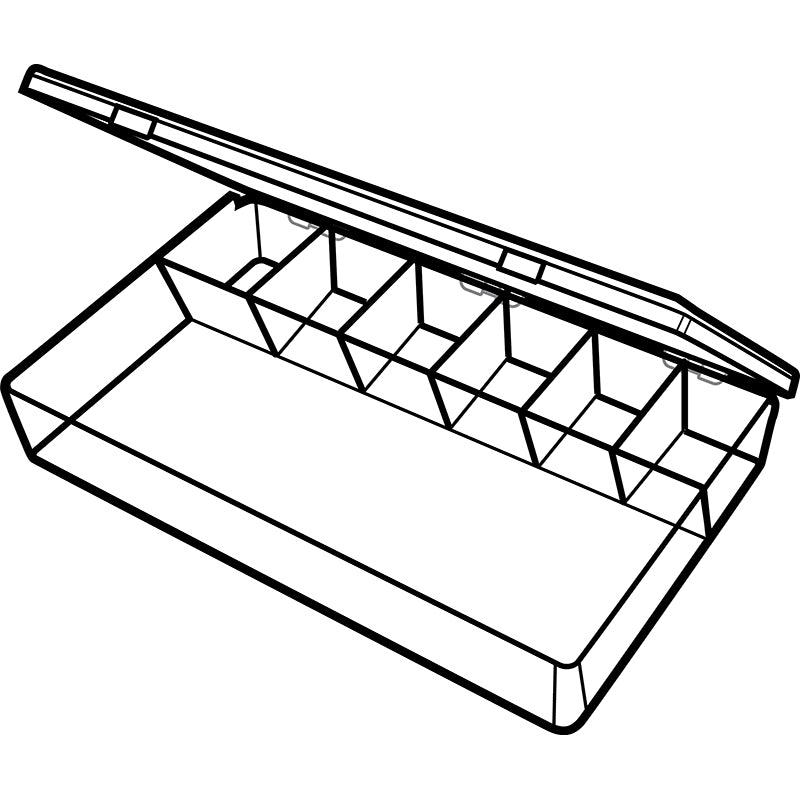 6660KB (K607) K-Series 7 compartment box open view