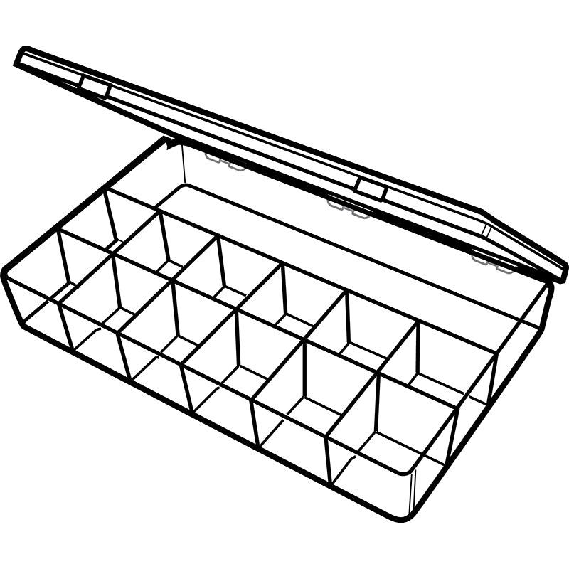 6668KB (K623) K-Series 13 compartment box open view