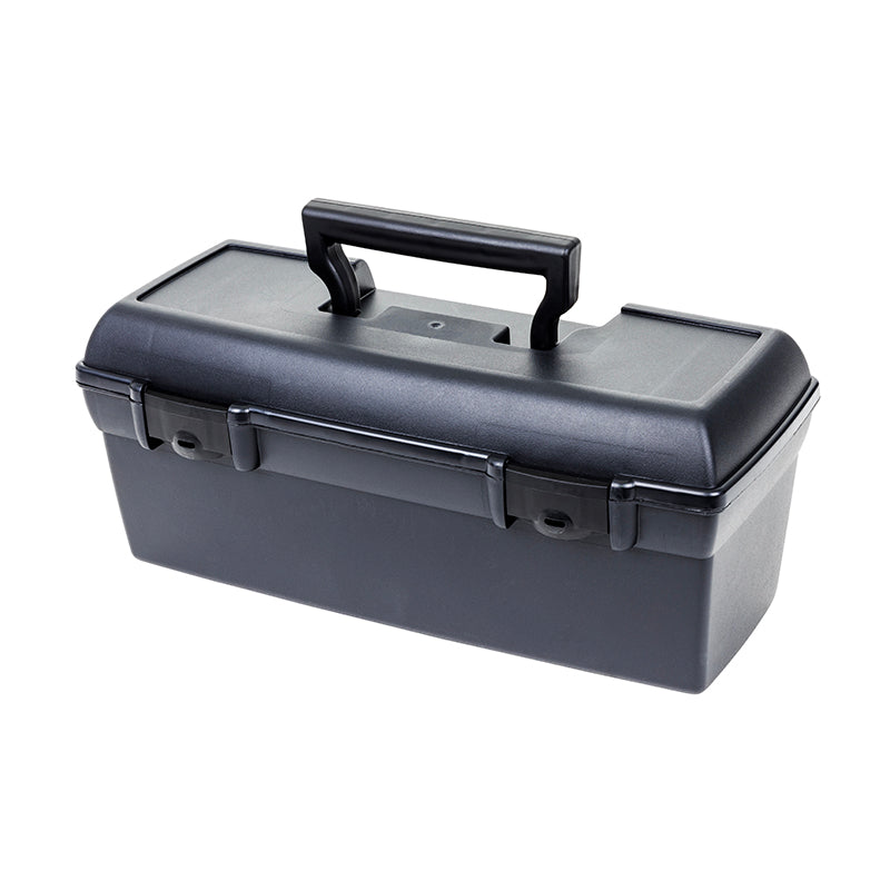 6743HS (13805-2) Lil’ Brute Toolbox with Lift-out Tray Closed Front Angled View