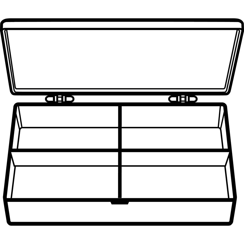 6706TF (M221) M-Series Four Compartment Box Open View