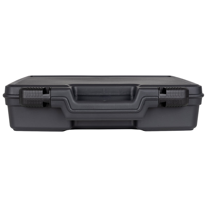 6783TC Merchant 15 Case in Black with Divided Base and Lift-out Tray Closed Handle/Latch View