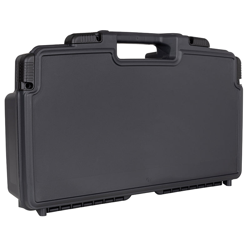 6992TF Merchant 19 Case in Black with Foam Interior Closed Front Angled View