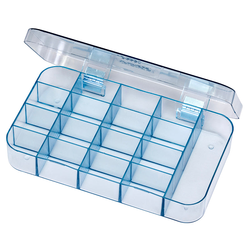 6220MT (5126CL) Mighty-Tuff Series Seventeen Compartment Box Open Angled View