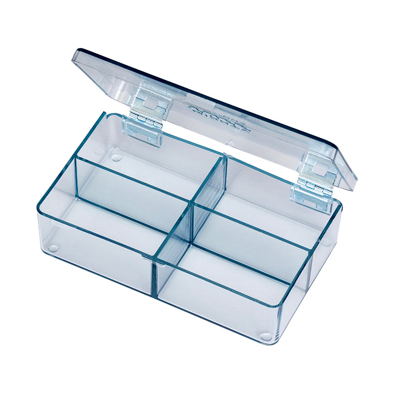 6234MT (5204CL) Mighty-Tuff Series Four Compartment Box Open Angled View