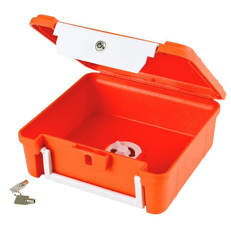 6526MD ScriptSafe Lockable Medicine Storage Case with Short Axle Internal Lockdown Feature Open View