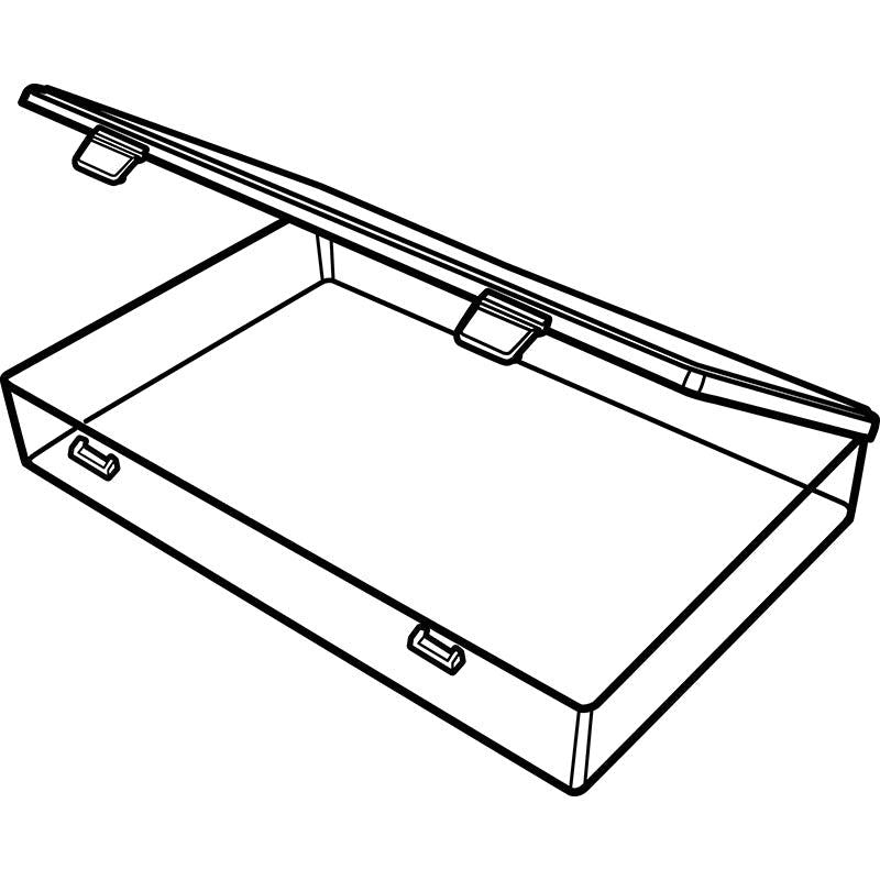 6727ID (T901) T-Series one compartment box - open