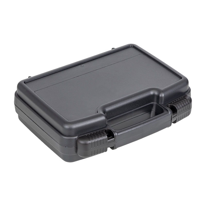 6775TB Black 10.5 Inch Tradesman ECO Case with Empty Interior – Angled View