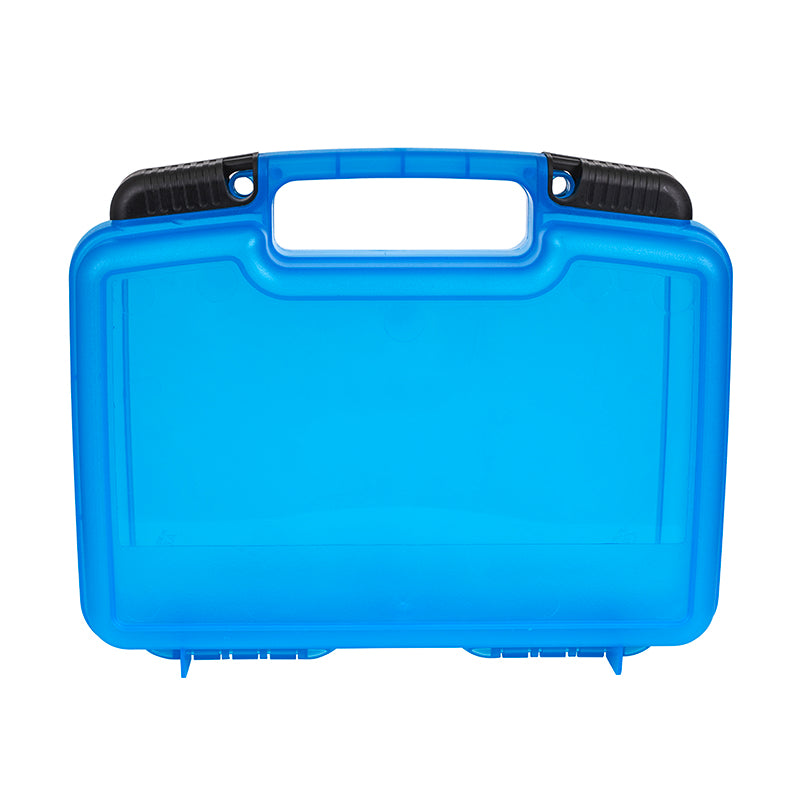 6775TD Translucent Blue Tradesman Case with Empty Interior – Front View