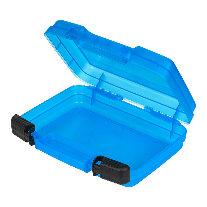 6775TD Translucent Blue Tradesman Case with Empty Interior – Open View