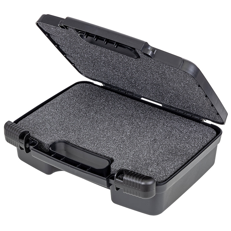 6777TF Black Tradesman Case with Flat/Pick and Pluck Foam Interior – Open View