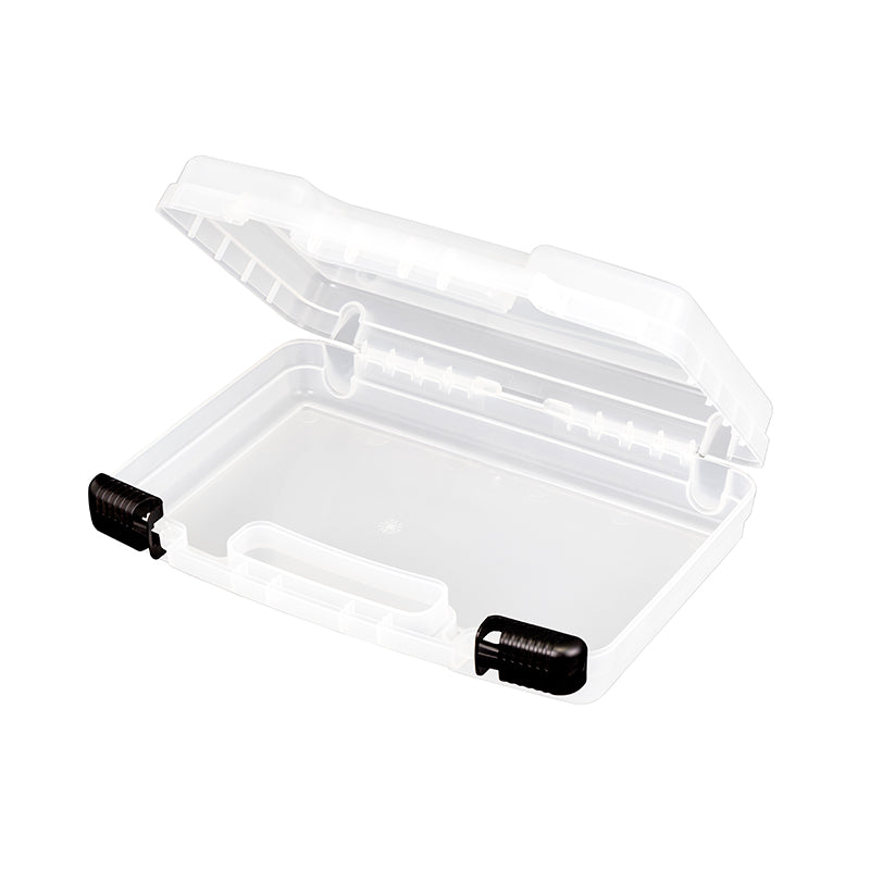 6780TN Translucent Clear Tradesman Case with Empty Interior – Open View