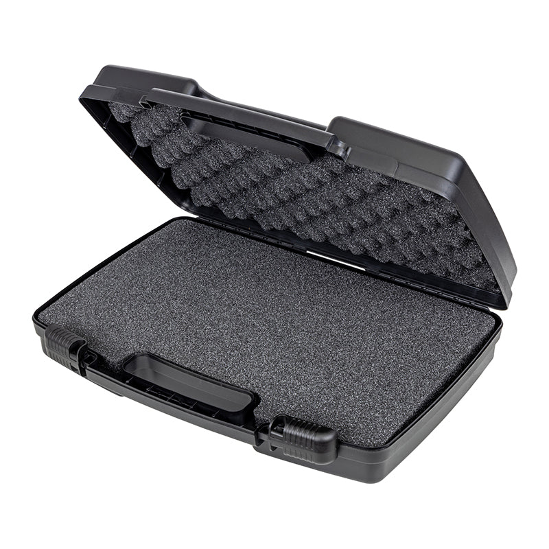 6785UP Black Tradesman Case with Convoluted/Pick and Pluck Foam Interior – Open View