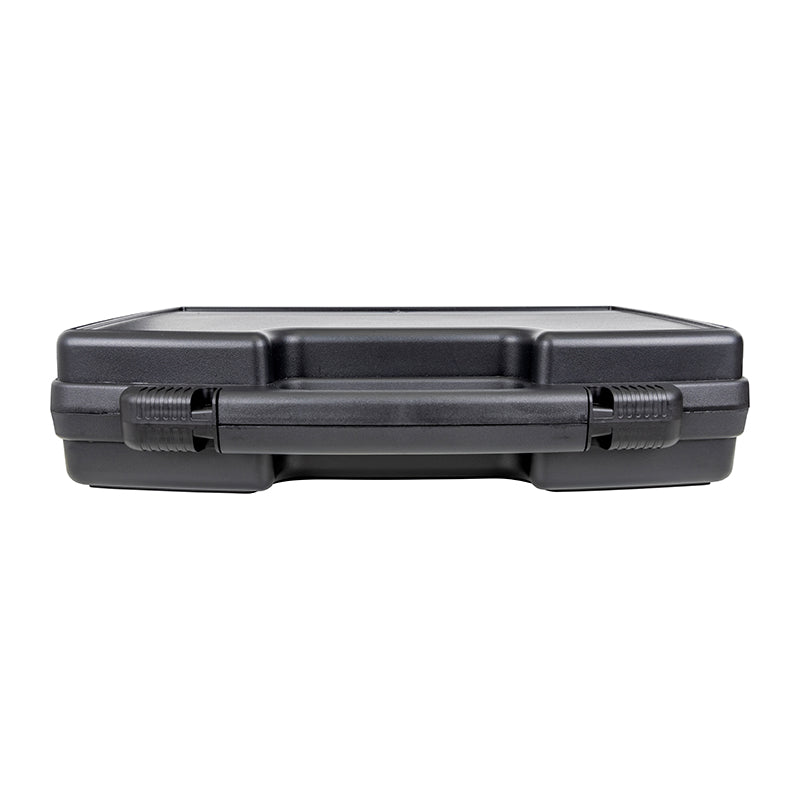 6785UP Black Tradesman Case with Convoluted/Pick and Pluck Foam Interior – Handle/Latch View