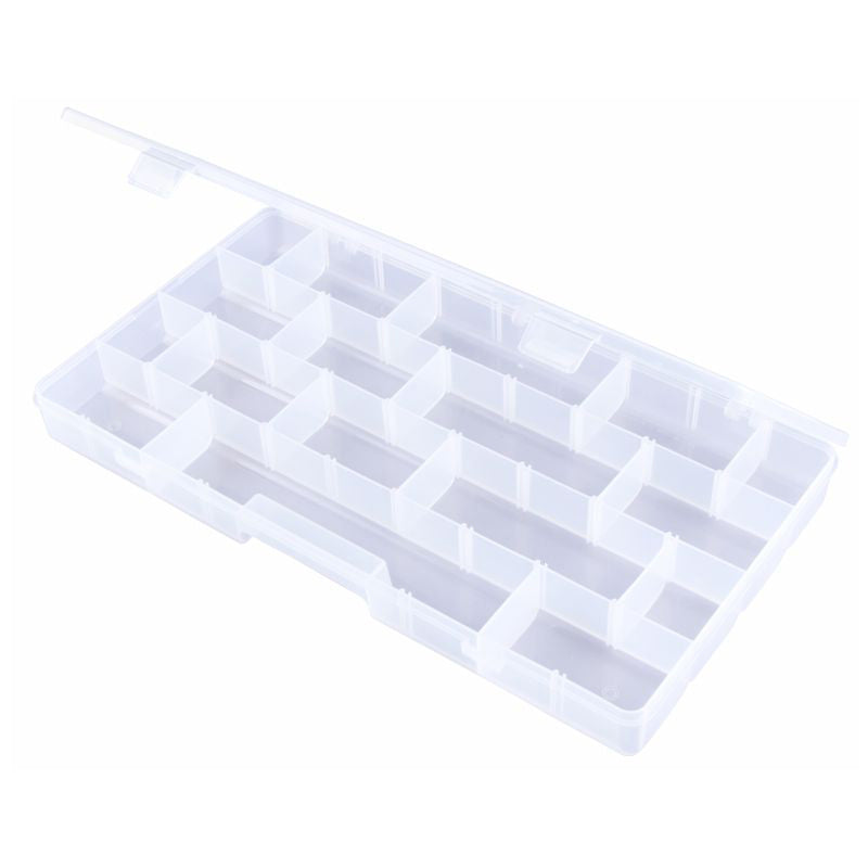 Tuff Tainer® Series 6760TE (T6004) Translucent 6 Compartment Box with