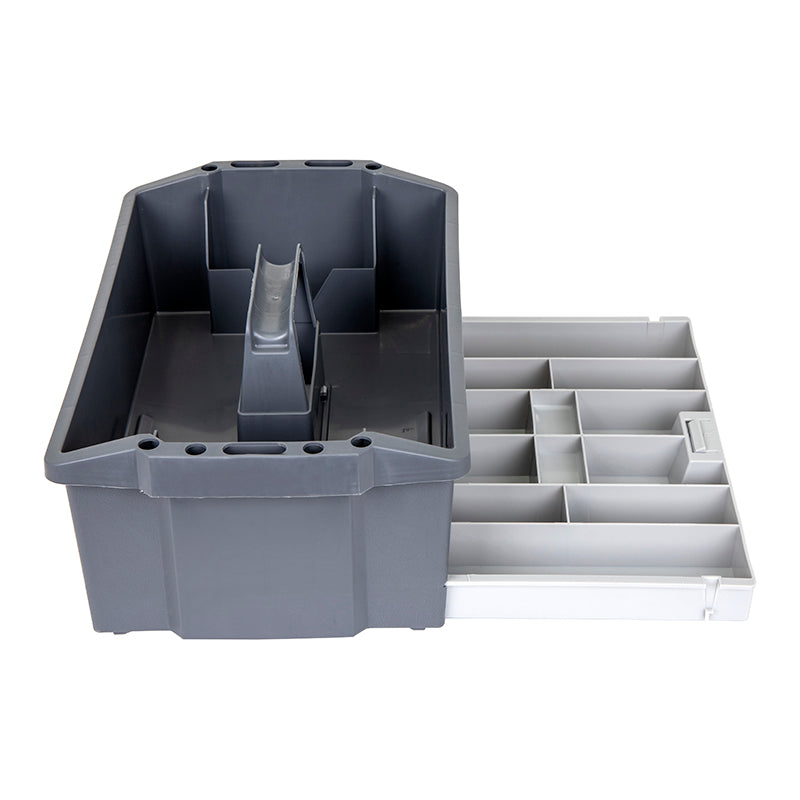 6769H (16500-2) Utility Tool Tote side view with tray fully extended