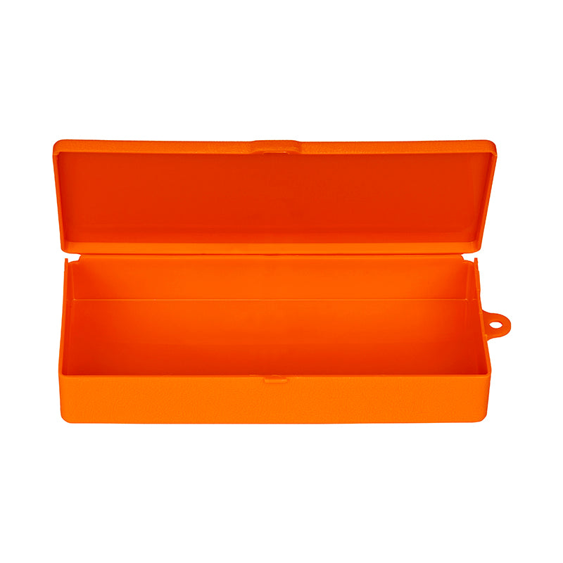 6142VB (V301) V-Series One Compartment Box, Orange in Color – Front Open View