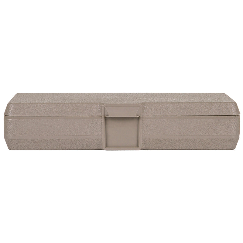 6152VB (V401) V-Series One Compartment Box, Taupe in Color – Latch View