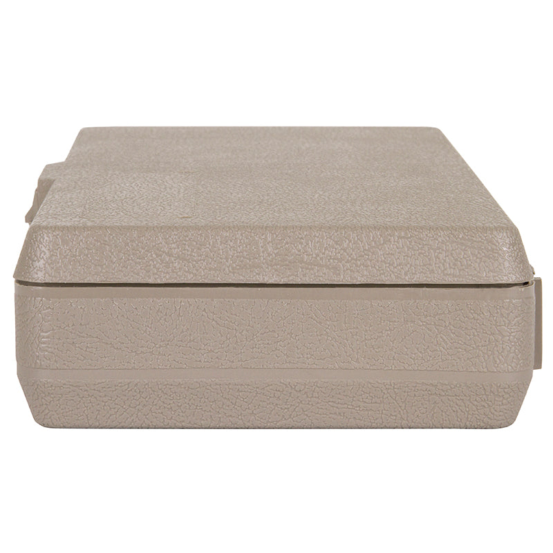 6152VB (V401) V-Series One Compartment Box, Taupe in Color – Side View