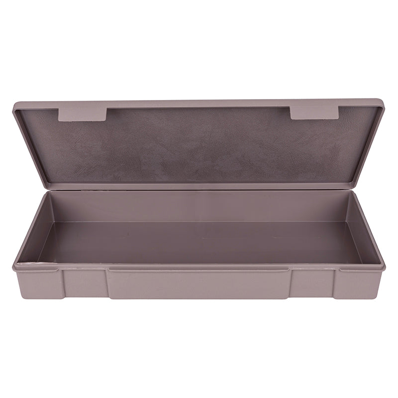 6172VB (V701) V-Series One Compartment Box, Taupe in Color – Front Open View