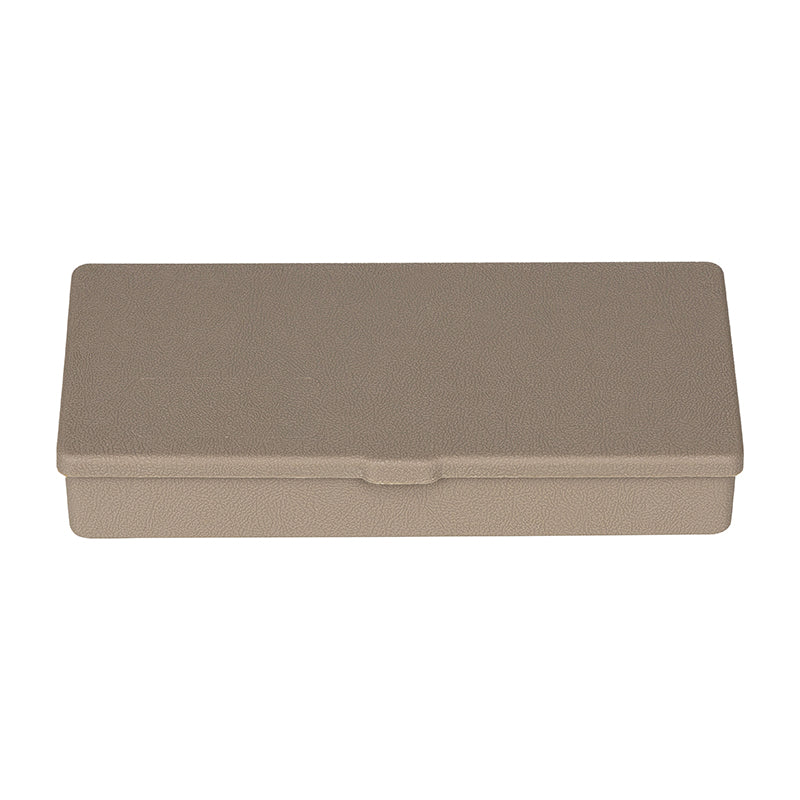 6650VC (V301PT) V-Series One Compartment Box, Taupe in Color – Front Closed View