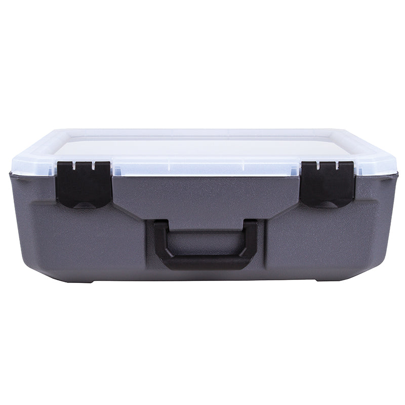 50901 Vision 20 Case with Polypropylene Translucent Clear Lid - Handle/Latch View