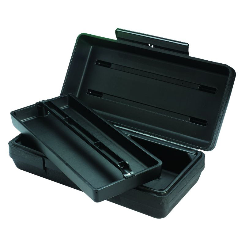 50043 Double-Wall Blow Molded Toolbox with lift-out tray - open view