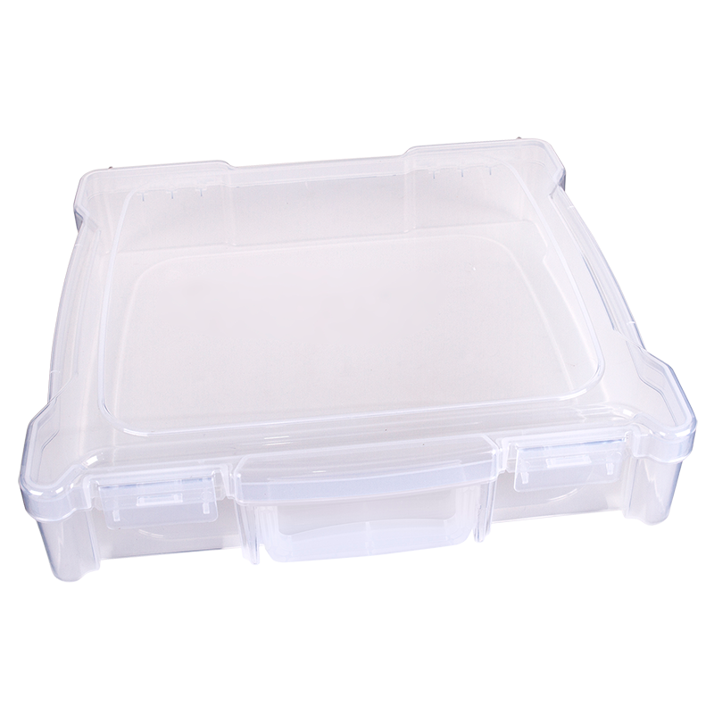 12" x 12" Storage Box with Handle 6763TE - Closed View