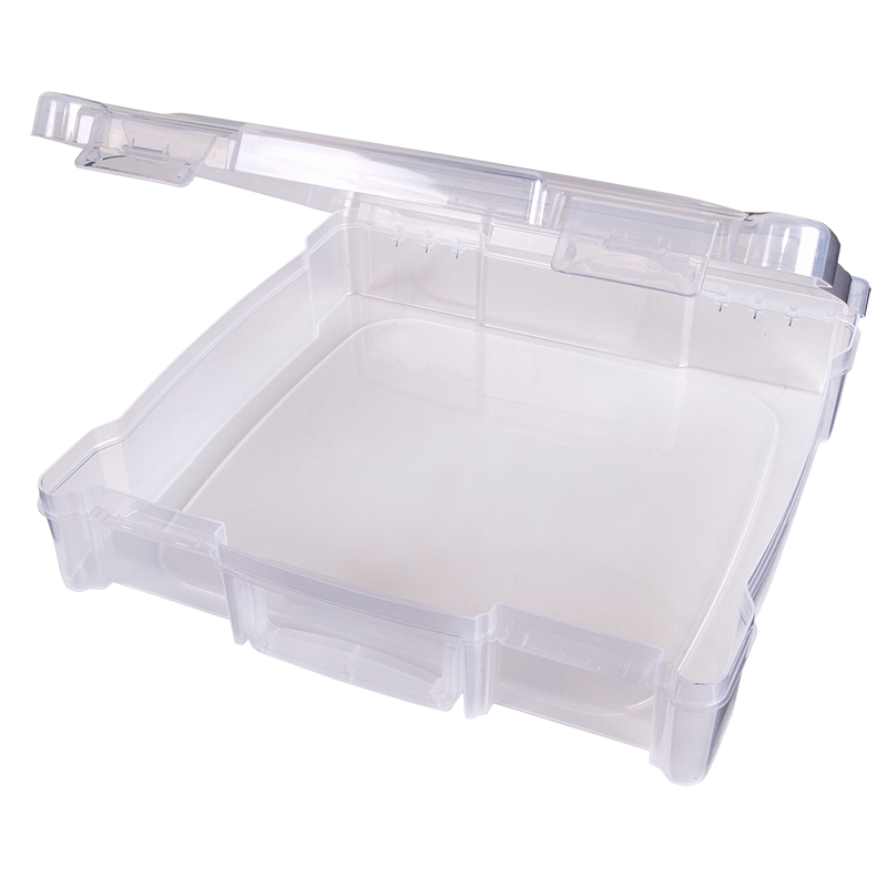 12" x 12" Storage Box with Handle 6763TE - Open View