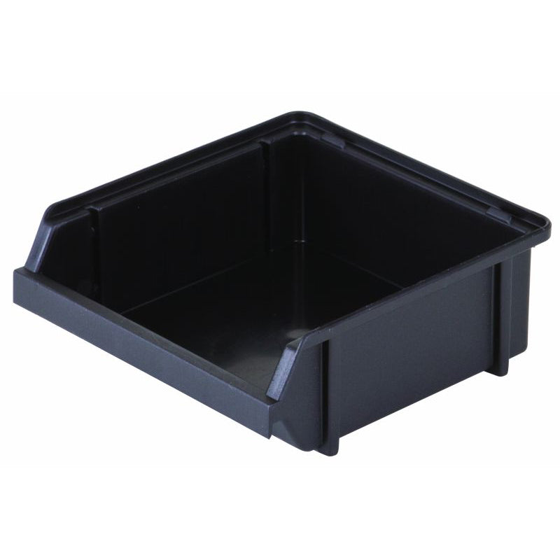 6771BC (3006C) 4 inch interior width Conductive Bin angled view