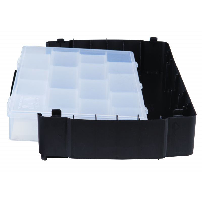 6731HS (13901-2) Expandable Building Box Expansion Kit Showing 999-2 IDS Series Compartment Box Sliding into Tray