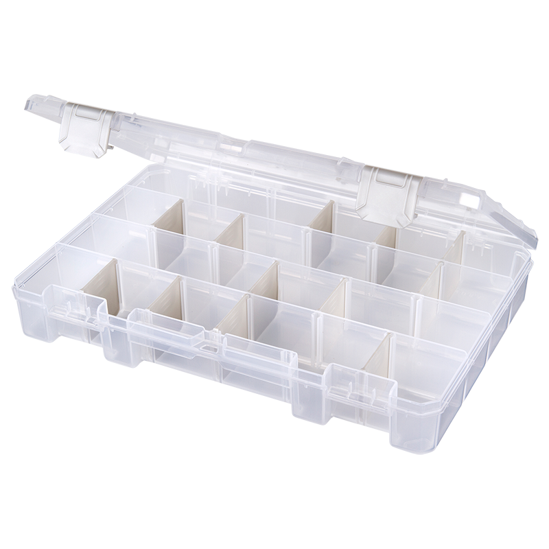 6748TE (T4007AT) Tuff Tainer Compartment Box with Anti-Tarnish Dividers – Open View