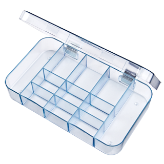 Flambeau - Single Compartment Clear Small Parts Box - 00292870 - MSC  Industrial Supply