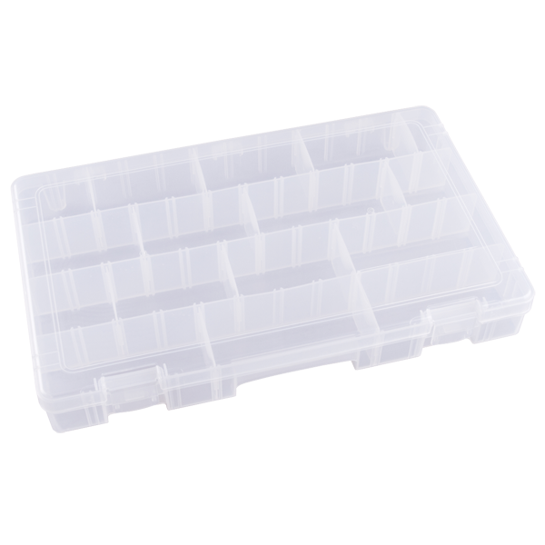 Four Compartments, Integral Latches Removable Dividers