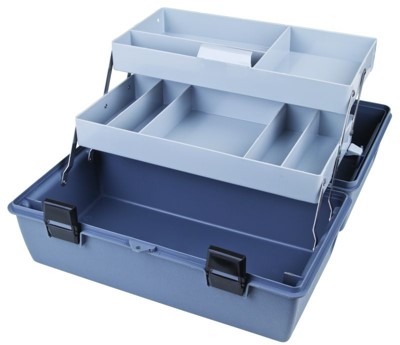 Flambeau - 9 to 24 Compartment Gray Small Parts Storage Box