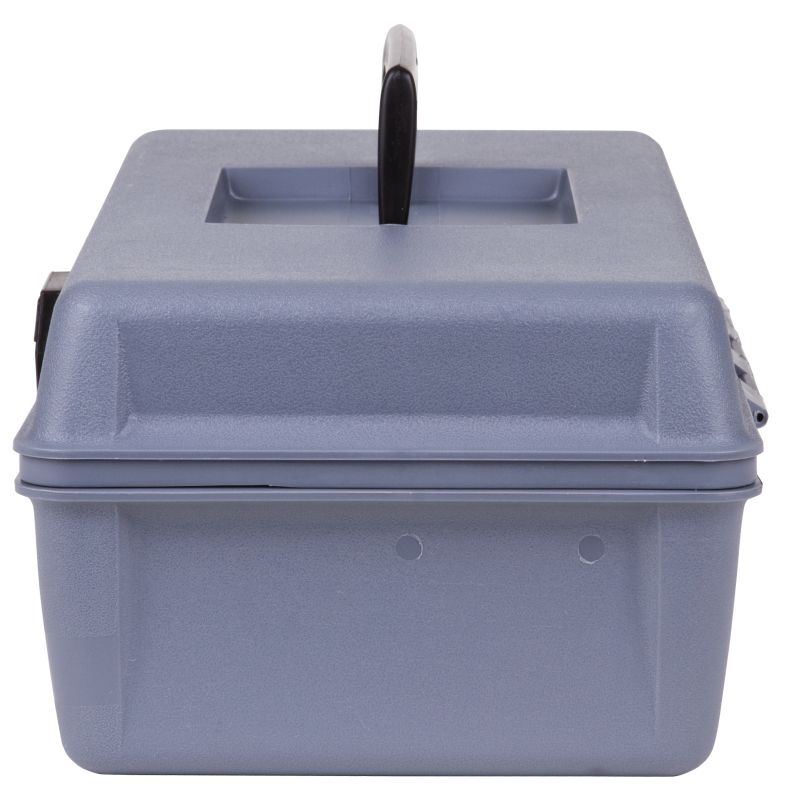 FLAMBEAU Caja con Compartimentos, Gris, 3 x 13 x 18-1/2, EA1 - Cajas  para Piezas y Partes Pequeñas - 3KN84