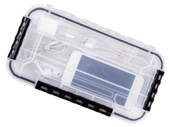 WT3000 Waterproof One-Compartment Box closed top view