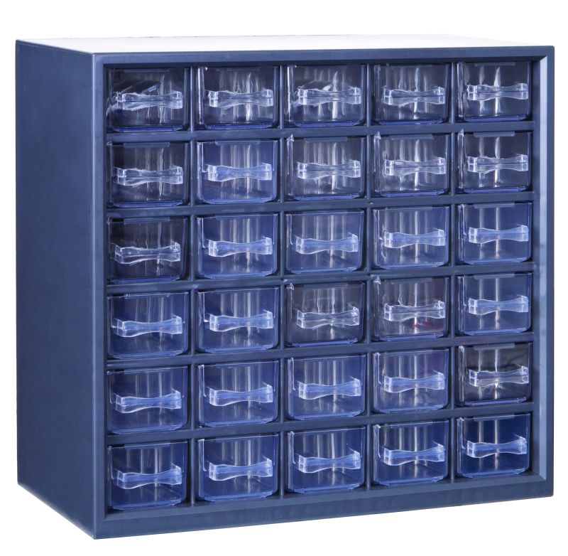 Stack-On 22-Compartments Small Parts Organizer Storage Cabinet DS-22 - The  Home Depot