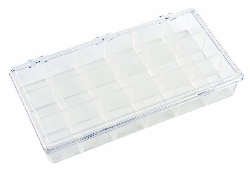 Flambeau Adjustable Compartment Box Clear T9502